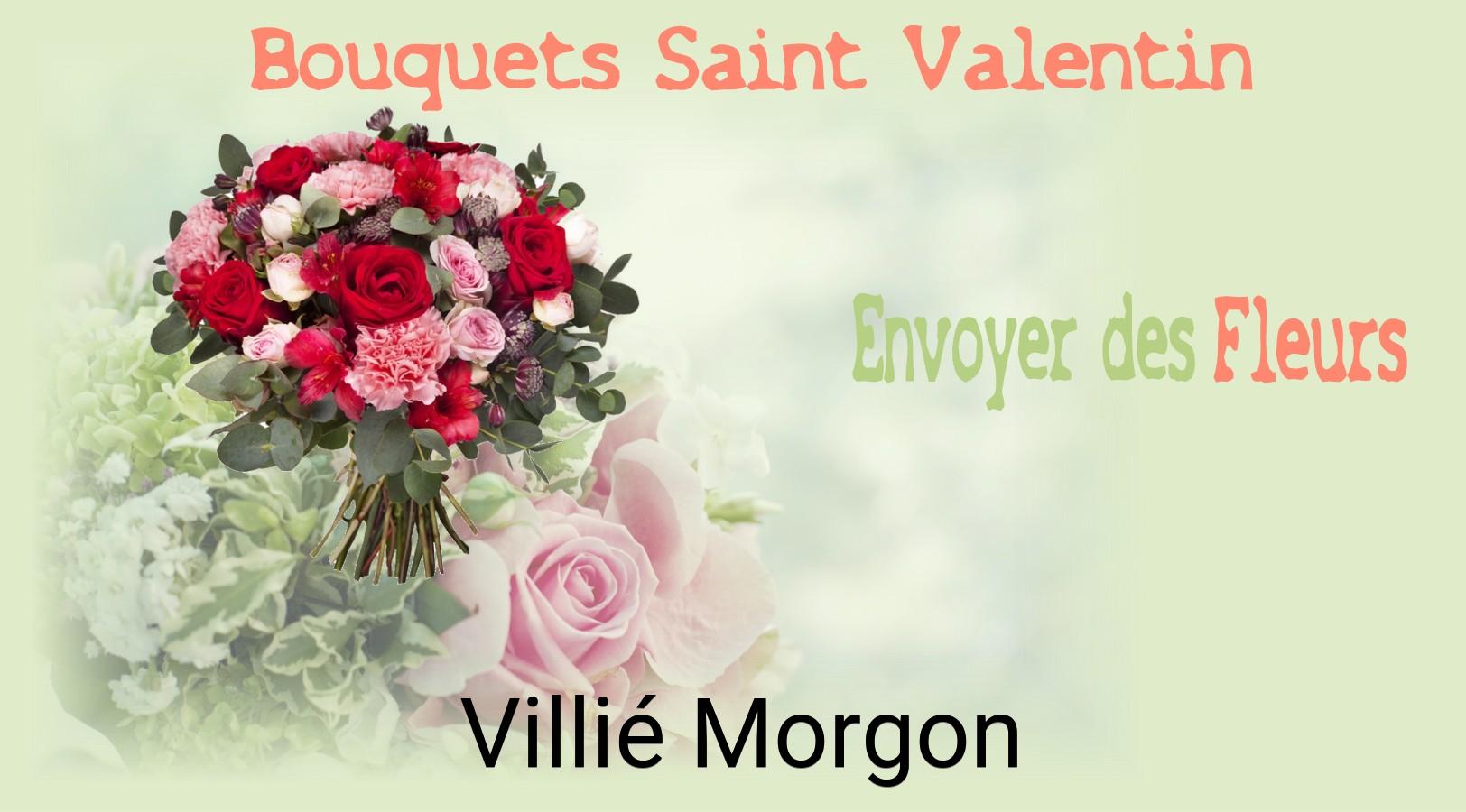 Roses de Saint-Valentin livrées à Villié-Morgon